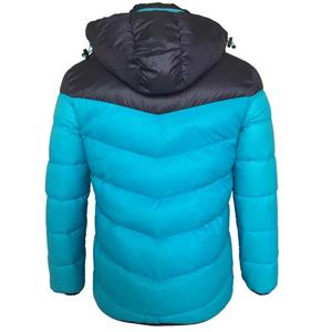 Outdoor fashion men's winter bubble duck down jacket with hood