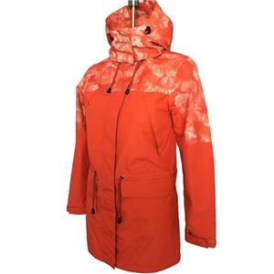 Ladies middle length waterproof Jacket