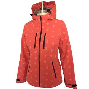 Ladies Printing Waterproof without lining Jacket