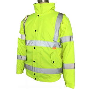 Mens Hi Vis Bomber Jacket