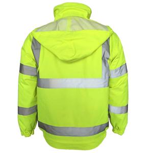 Mens Hi Vis Bomber Jacket