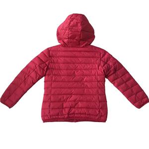 Girls light weight down jacket with hood