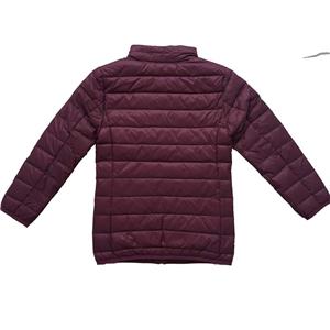 Girls simple light weight down jacket