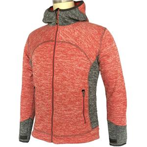 Outdoor sports hoody melange fleece jacketh hybrid alpine trekking fleece jacket