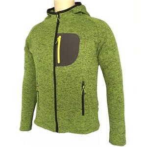 Outdoor sports hoody melange lightweight fleece jacketh hybrid alpine trekking fleece jacket