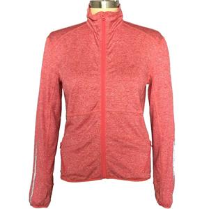 Outdoor lightweight knitted running jacket with reflective tape