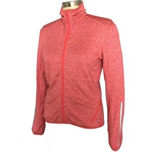 Outdoor lightweight knitted running jacket with reflective tape