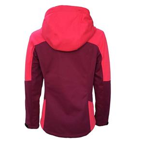 Fashion women outdoor contrast 2 layer softshell jacket