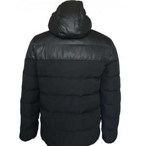 Mens thick hooded puffer duck down coat
