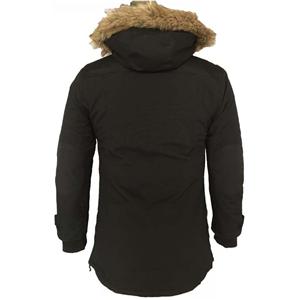 Winter women thick parka jacket with removable fake fur