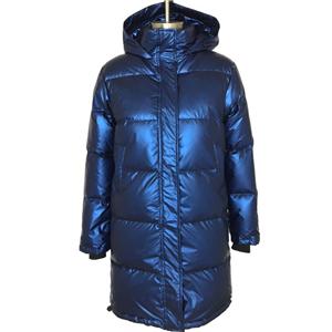 Wholesale womens long polyester padded down coat