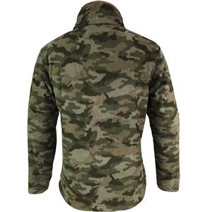 Wholesale China Manufacturer Men 1/4 zip camo polar fleece hunting jacket