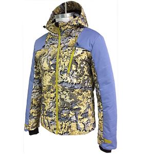 Outdoor Hunting Mens winter breathable and windproof camo contrast ski jacket