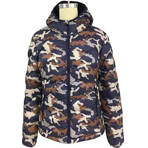 Customized Camo Down Jacket High Quality Light weight Winter Hunting Jacket Women