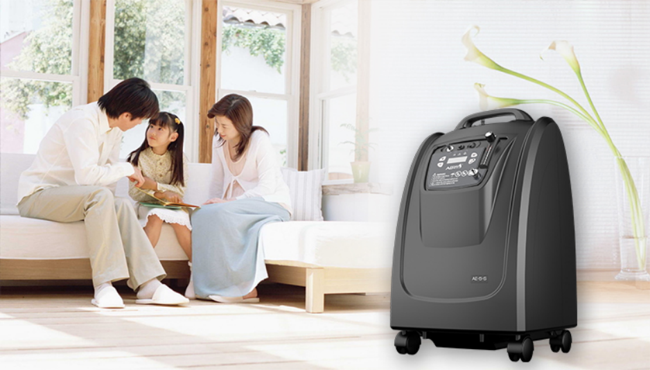 oxygen concentrator distributing
