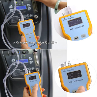 Analizzatore di ossigeno Piccolo analizzatore di O2 portatile per macchina per ossigeno PSA