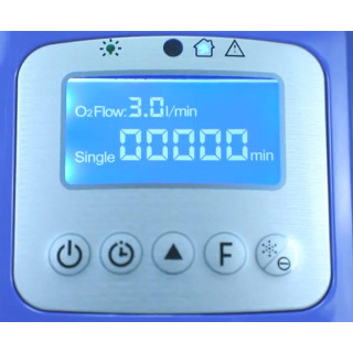 Le bevande all'ossigeno per la bellezza del viso e l'ossigenoterapia utilizzano un piccolo concentratore di ossigeno da 3 litri