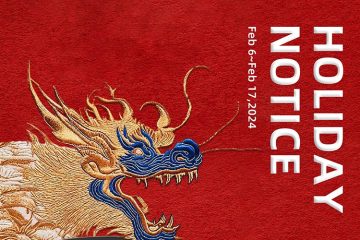 Aviso de feriado do Ano Novo Chinês da AERTI 2024