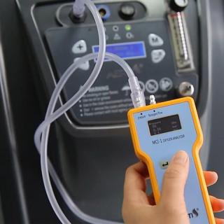 Analizador de oxígeno 3 en 1 para monitorización y servicio de máquinas de oxígeno PSA