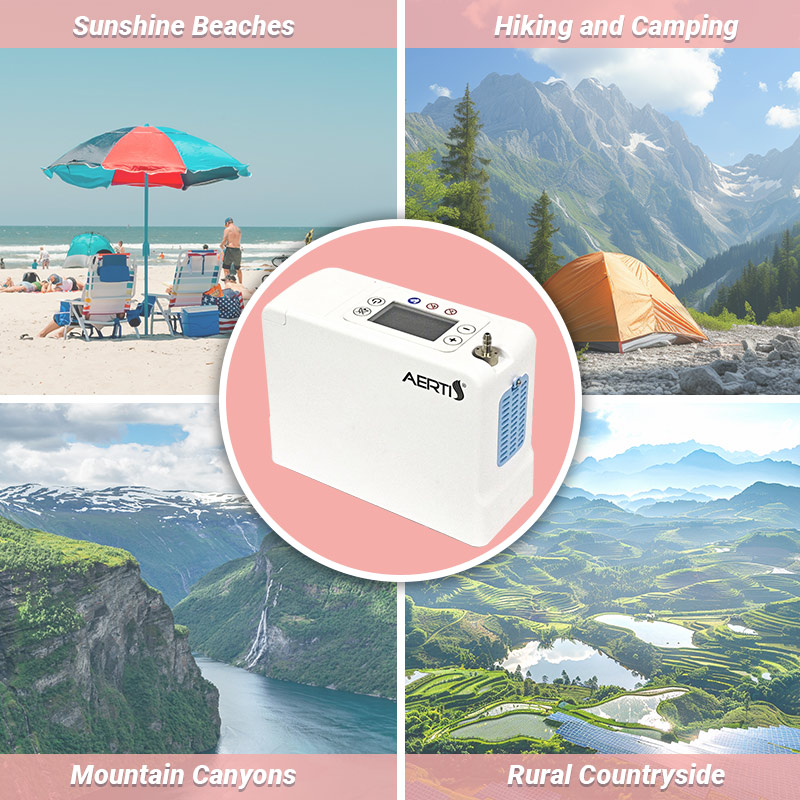 Portable oxygen concentrator