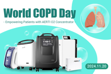 Journée mondiale de la BPCO : donner du pouvoir aux patients grâce au concentrateur d'oxygène AERTI