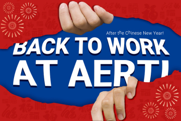 Zurück zur Arbeit bei AERTI nach dem chinesischen Neujahr!