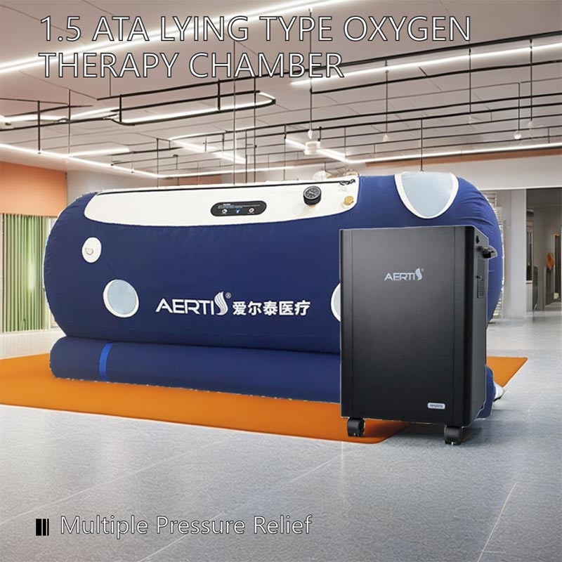 Supply Soft Hyperbaric Oxygen Therapy 1.5 ATA Oxygen Bed Lying Type ...