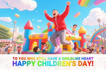 Para você que ainda tem um coração de criança: Feliz Dia das Crianças!