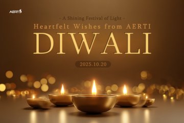 Ein strahlendes Lichterfest: AERTIs herzliche Glückwünsche für Diwali 2025