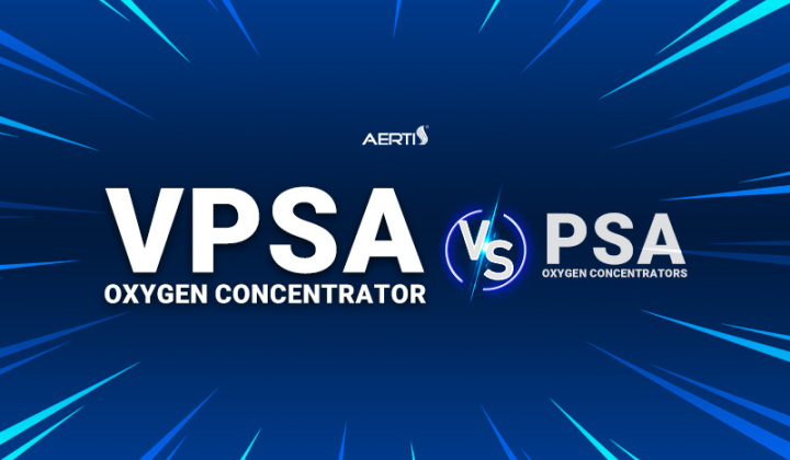 Concentradores de oxigênio VPSA vs. PSA