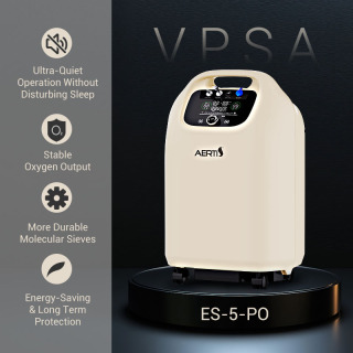 Nuovo concentratore di ossigeno VPSA da 5 litri con compressore a quattro cilindri