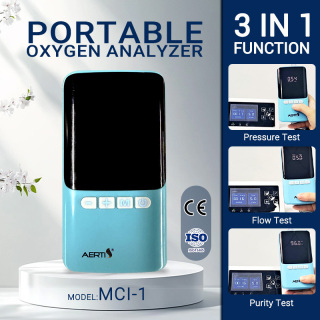 Taşınabilir Oksijen Analizörü Fiyatı Oksijen Saflık Ölçümü için O2 Analizörü
