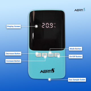 Taşınabilir Oksijen Analizörü Fiyatı Oksijen Saflık Ölçümü için O2 Analizörü