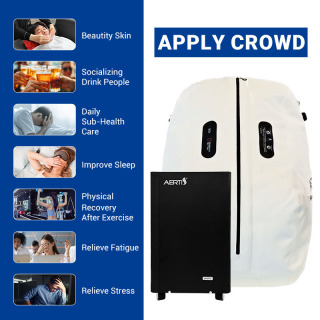 Седећа микробарична кисеоничка комора и јединица за довод кисеоника у комору