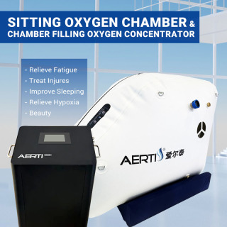 Седећа микробарична кисеоничка комора и јединица за довод кисеоника у комору