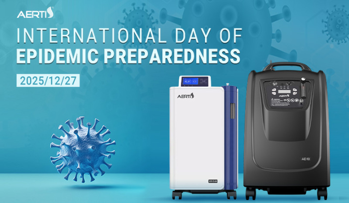 Dia Internacional de Preparação para Epidemias: Concentradores de Oxigênio Domiciliares, os 