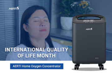 Mois international de la qualité de vie et concentrateur d'oxygène à domicile AERTI