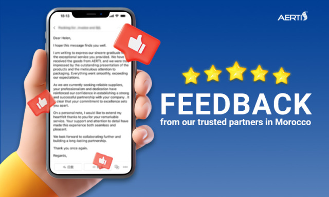 Esperienza eccezionale, partner affidabile: feedback dei clienti per AERTI