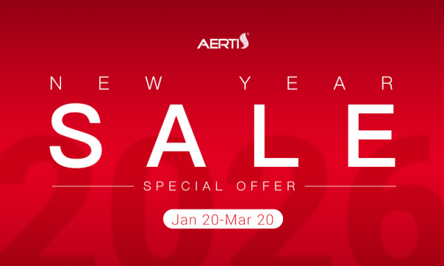 Promozione di Capodanno AERTI 2026 per i distributori in tutto il mondo