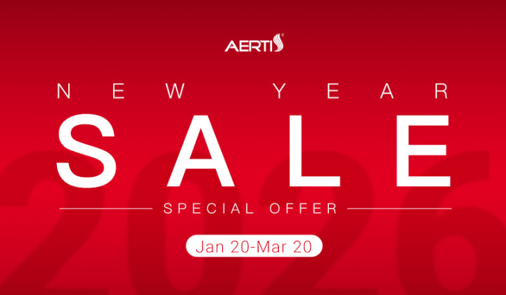 Promozione di Capodanno AERTI 2026 per i distributori in tutto il mondo