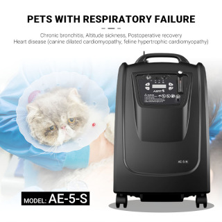 مركز أكسجين للعناية بالحيوانات الأليفة من فيت كلينيك، سعة 5 لترات، للقطط والكلاب