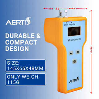 جهاز تحليل الأكسجين صغير محمول باليد، جهاز تحليل الأكسجين لآلة الأكسجين بتقنية امتزاز الضغط المتأرجح (إعلان الخدمة العامة).