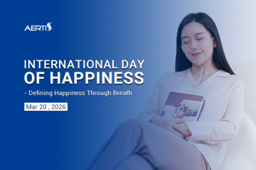 La felicità è la libertà di respirare: Concentratore di ossigeno domestico AERTI