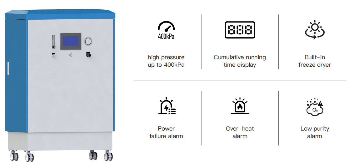 High Flow Oxygen Generator