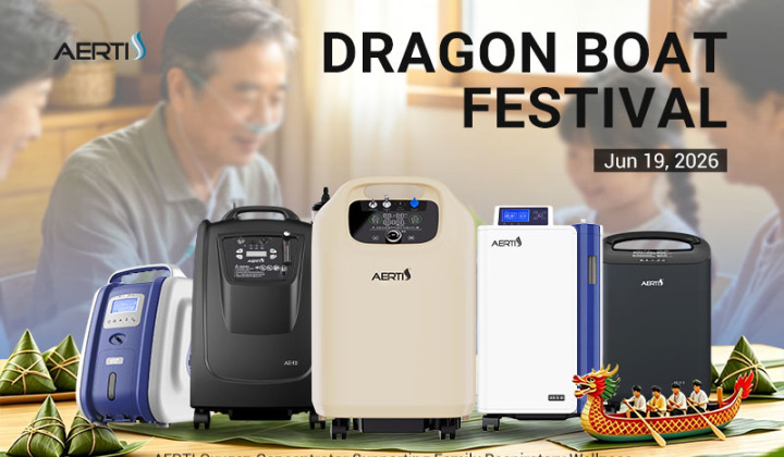 Auguri per la Festa delle Barche Drago: Respirate serenamente con il concentratore di ossigeno AERTI.