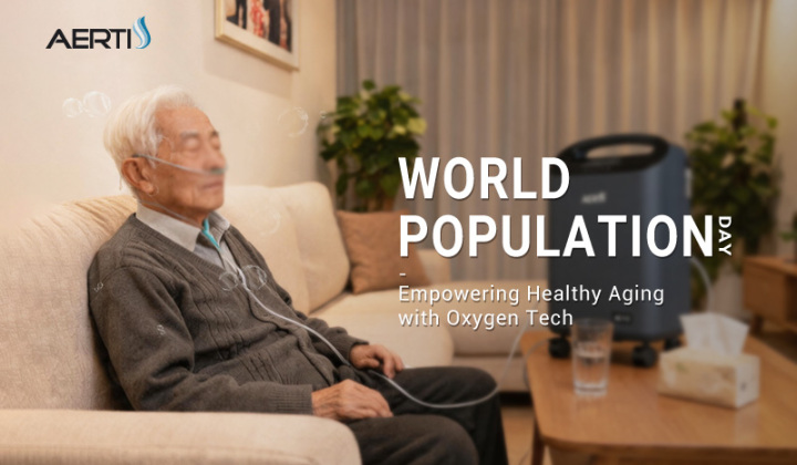 Journée mondiale de la population - Oxygène à domicile, vieillissement en bonne santé