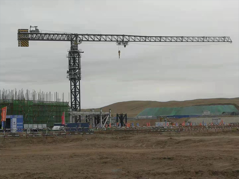 200 Ton Jib 50m Height 68m Topless Tower Crane