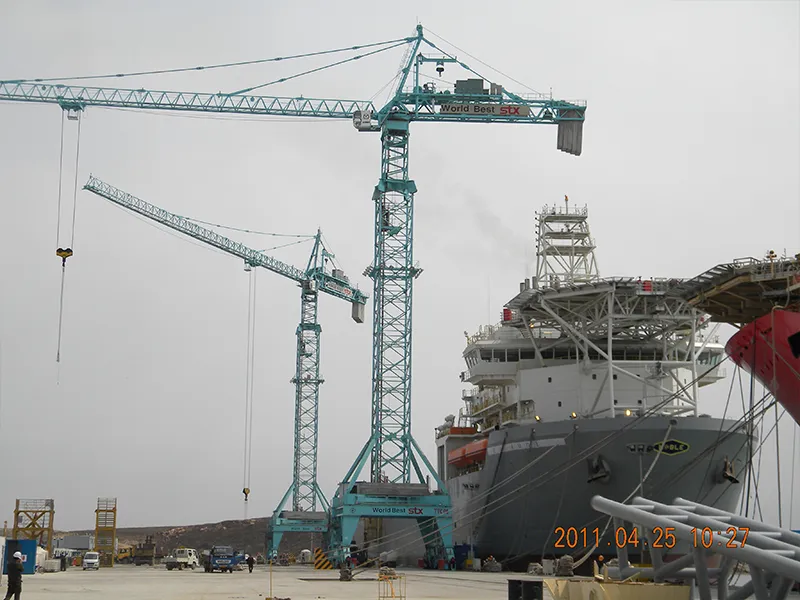 40 Ton Jib 80m Height 79m Topkit Tower Crane 40 Ton Jib 80m Height 79m Topkit Tower Crane