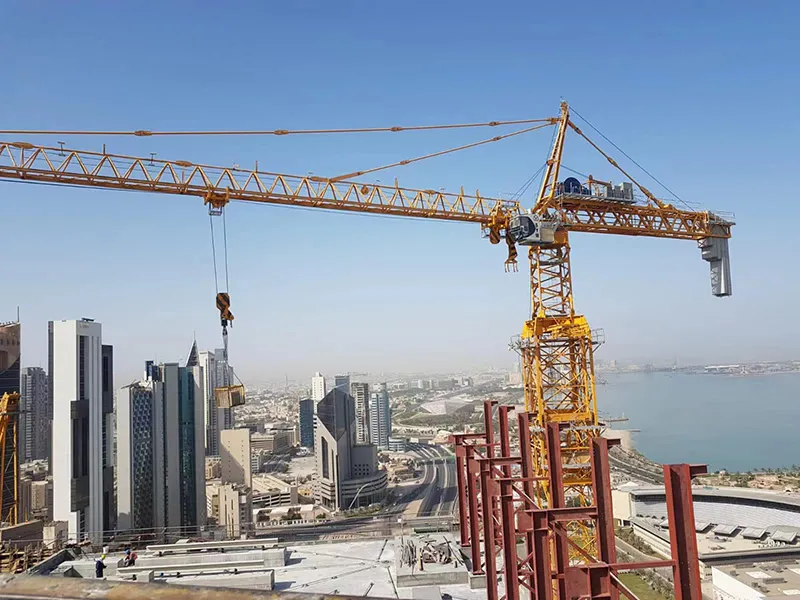 64 ton topkit tower crane S1200 M64 with telescopic cage 64 ton topkit tower crane S1200 M64 with telescopic cage