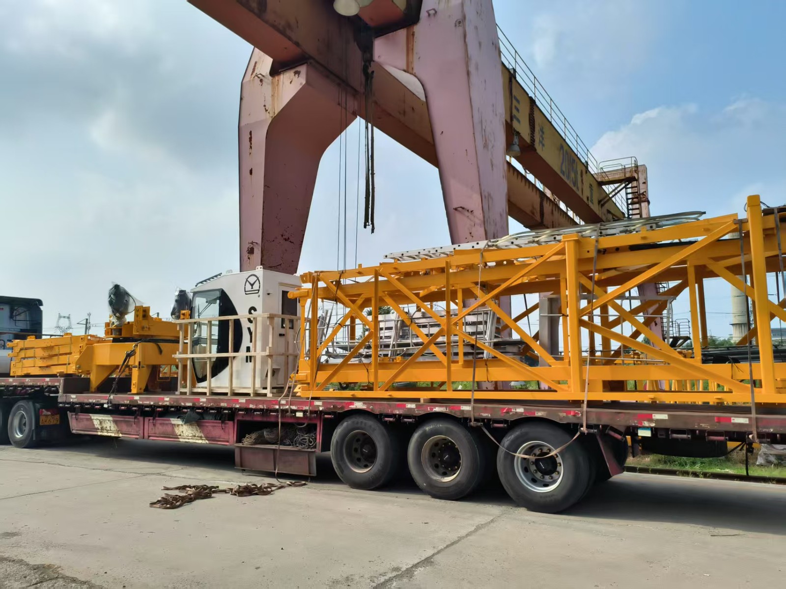 jib 75m topless tower crane